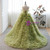 Green Ball Gown Tulle Feather Tiers Princess Dress