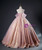 Pink Sequins Tulle Sweetheart Quinceanera Dress