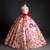 Pink Ball Gown V-neck Quinceanera Dress With Bow