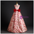 Pink Ball Gown V-neck Quinceanera Dress With Bow