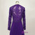 Purple Chiffon Long Sleeves Appliques Mother of the Bride Dresses