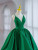 Green Satin Spaghetti Straps Short Prom Dress
