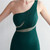 Green One Shoulder Beading Party Dress