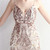 Gold Sequins Straps Feather Party Dress