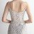 In Stock:Ship in 48 Hours Apricot Silver Sequins V-neck Beading Party Dress