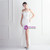In Stock:Ship in 48 Hours White Split Feather Party Dress
