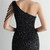 In Stock:Ship in 48 Hours Mermaid Black Sequins Beading Party Dress