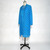 Adorable Blue Lace Knee Length Mother of the Bride Dresses Sheer with 3/4 Sleeves Long Jacket