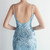 In Stock:Ship in 48 Hours Sky Blue Mermaid Sequins Straps Party Dress