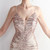 In Stock:Ship in 48 Hours Gold Sequins Beading Backless Party Dress