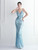In Stock:Ship in 48 Hours Blue Sequins Beading Backless Party Dress