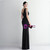 In Stock:Ship in 48 Hours Black V-neck Pleats Beading Party Dress