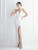 In Stock:Ship in 48 Hours White Sequins Backless Party Dress