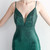 In Stock:Ship in 48 Hours Green Sequins Backless Party Dress
