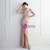 In Stock:Ship in 48 Hours Gold Sequins Pleats Long Sleeve Party Dress