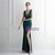 In Stock:Ship in 48 Hours Green V-neck Pleats Party Dress