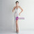 In Stock:Ship in 48 Hours Sexy White Sequins Straps Party Dress