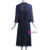 Charming Tea Length Party Gown Navy Blue Mother of the Bride Dresses