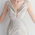 In Stock:Ship in 48 Hours Silver Sequins Beading V-neck Party Dress