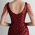 In Stock:Ship in 48 Hours Burgundy Mermaid Sequins Beading Party Dress