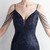 In Stock:Ship in 48 Hours Navy Blue Sequins Beading Straps Party Dress