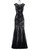 Wonderful 2017 Sequins Mother of the Bride Dresses Long Gown Black Formal Dresses