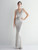 In Stock:Ship in 48 Hours Silver Beading Sequins Party Dress