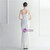 In Stock:Ship in 48 Hours White Sequins Beading Party Dress