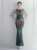 In Stock:Ship in 48 Hours Green Sequins Beading Sleeveless Party Dress