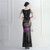 In Stock:Ship in 48 Hours Balck Gold Sequins Beading Sleeveless Party Dress