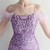 In Stock:Ship in 48 Hours Purple Sequins Feather Straps Backless Party Dress