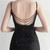 In Stock:Ship in 48 Hours Black Sequins Beading Short Party Dress