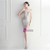 In Stock:Ship in 48 Hours Silver Sequins Beading Short Party Dress