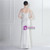 In Stock:Ship in 48 Hours White Sequins Straps Beading Party Dress
