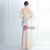 In Stock:Ship in 48 Hours Colorful Apricot Sequins Straps Beading Party Dress