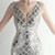 In Stock:Ship in 48 Hours Apricot Silver Sequins Beading Party Dress