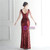 In Stock:Ship in 48 Hours Sexy Burgundy Sequins Beading Party Dress