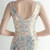 In Stock:Ship in 48 Hours Sexy Colorful Apricot Sequins Beading Party Dress