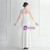 In Stock:Ship in 48 Hours White Split One Shoulder Beading Party Dress