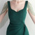 In Stock:Ship in 48 Hours Green Pleats Beading Split Party Dress