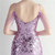 In Stock:Ship in 48 Hours Purple Split Sequins Beading Party Dress