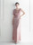 In Stock:Ship in 48 Hours Pink Sequins Beading Perspective Party Dress	