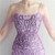 In Stock:Ship in 48 Hours Purple Sequins Backless Beading Party Dress