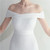 In Stock:Ship in 48 Hours White Sequins Off the Shoulder Split Party Dress