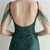 In Stock:Ship in 48 Hours Green Sequins Beading Mini Party Dress