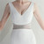 In Stock:Ship in 48 Hours White Mermaid Deep V-neck Beading Party Dress