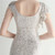 In Stock:Ship in 48 Hours Sexy Silver Sequins Beading Mini Party Dress