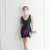 In Stock:Ship in 48 Hours Black V-neck Sequins Mini Party Dress