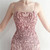 In Stock:Ship in 48 Hours Pink Sequins Spaghetti Straps Split Party Dress
