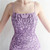 In Stock:Ship in 48 Hours Purple Sequins Spaghetti Straps Split Party Dress